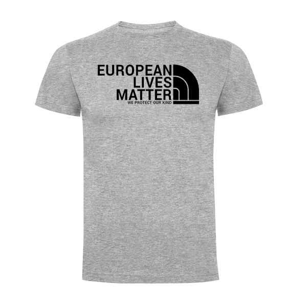 European Lives Matter T-Shirt grau-meliert *Unisex*