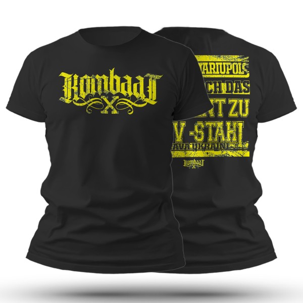 Kombaat - Slava Ukraini T-Shirt schwarz