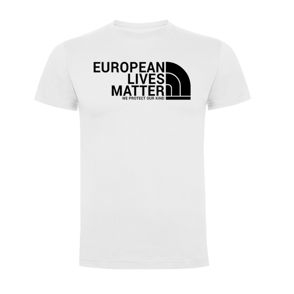 European Lives Matter T-Shirt weiss *Unisex*